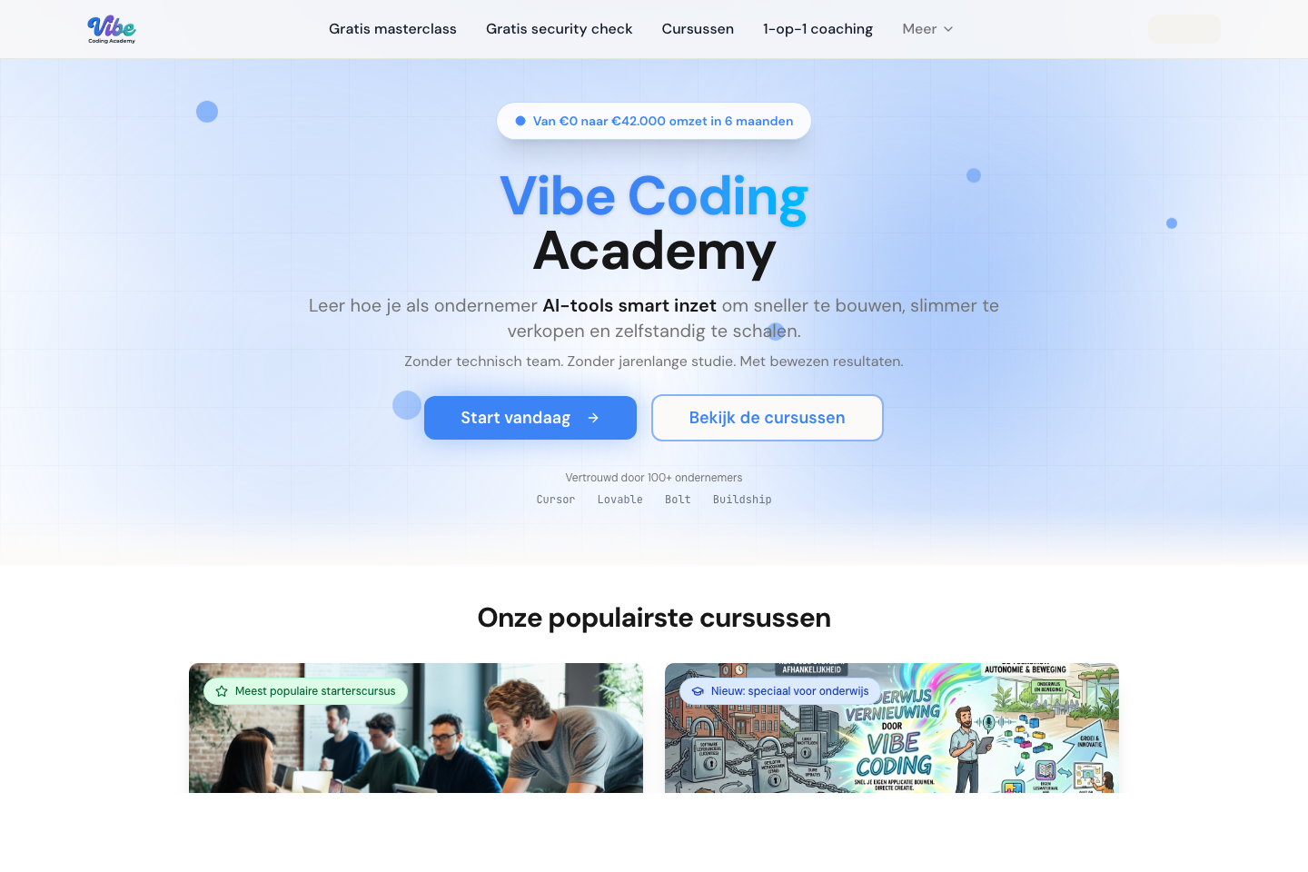 Vibe Coding Academy screenshot